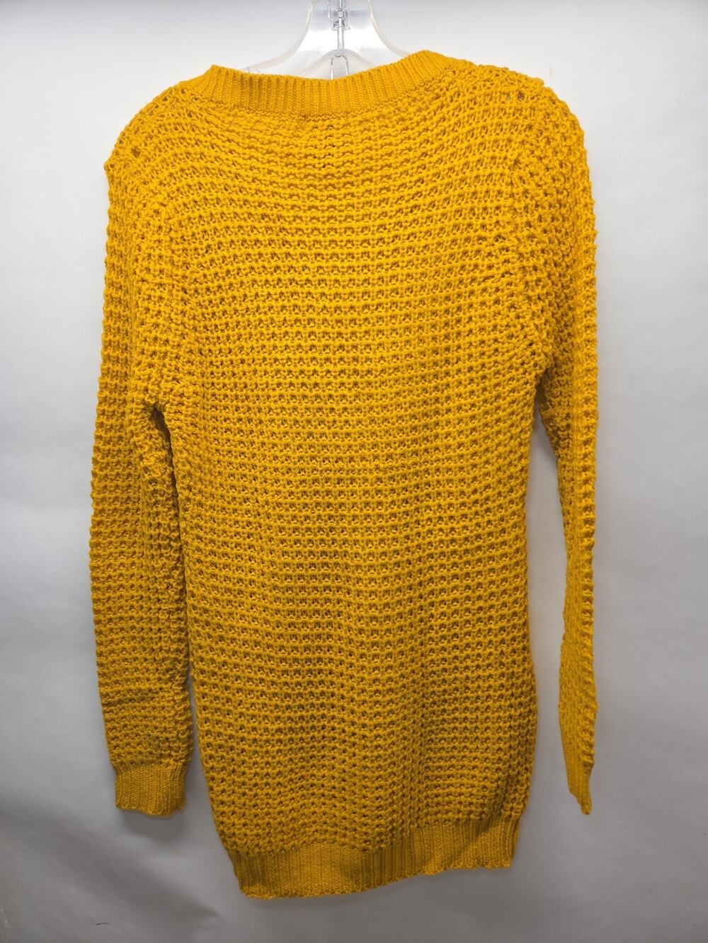 Wet Seal Ls Vneck Shaker Golden Glow Sweater Womens Small